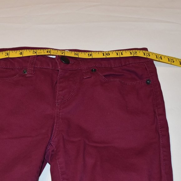 No Boundaries Junior Size 3 Burgundy - Picture 5 of 8